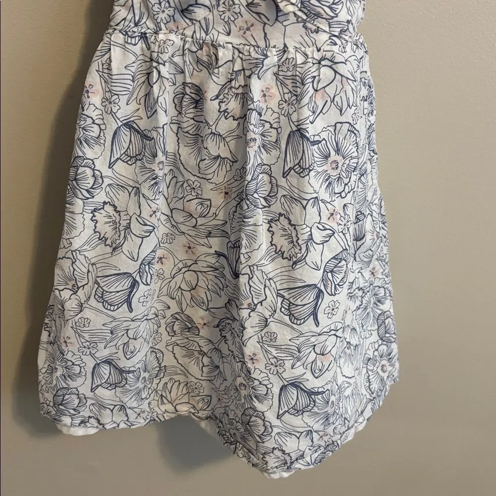 Tommy Bahama Blue and White floral print girls dress size 3T